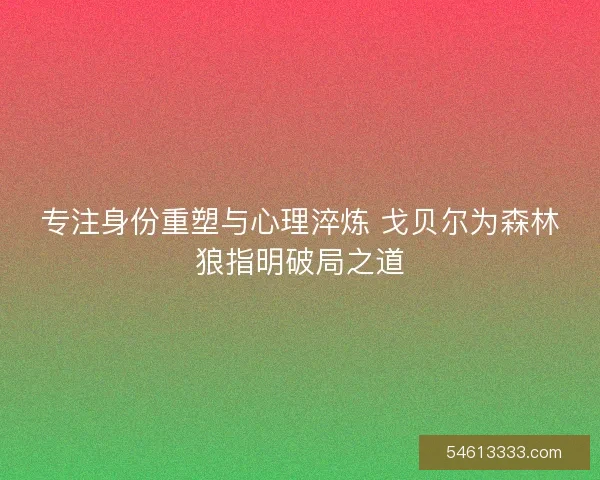 专注身份重塑与心理淬炼 戈贝尔为森林狼指明破局之道